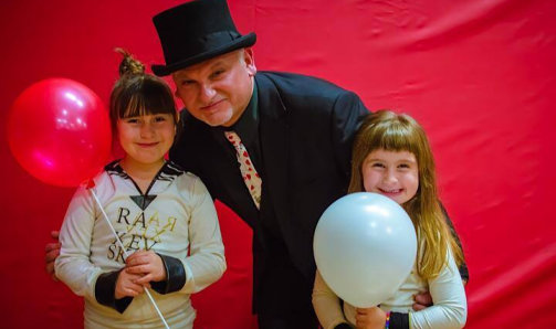 Magic and a couple of happy young ladies....