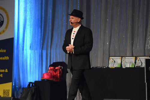 George from Adelaide Magic at a corporate event.  